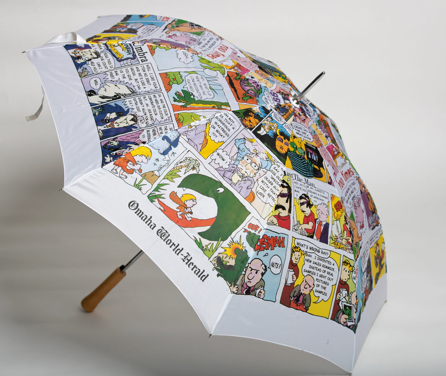 Large Omaha World-Herald Comics Umbrella