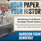 Harrison County Democrat Bound Volumes (1915-1990)