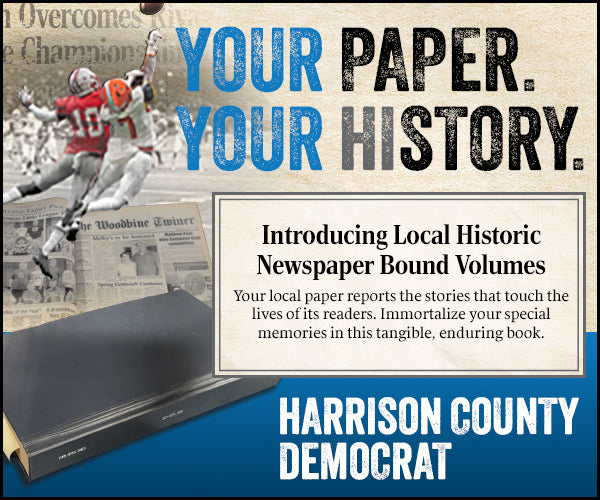 Harrison County Democrat Bound Volumes (1915-1990)