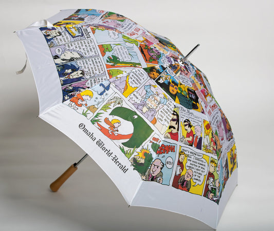 Large Omaha World-Herald Comics Umbrella